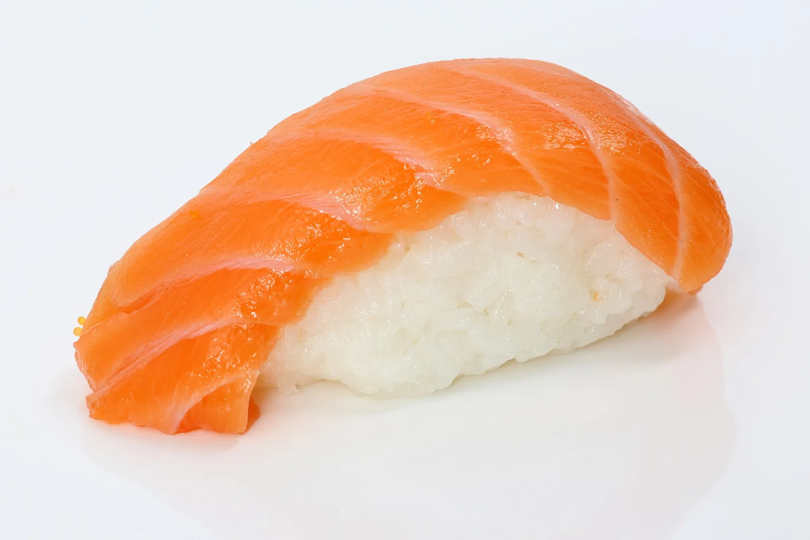 A plate of nigiri sushi, photographed by Tim Reckmann.